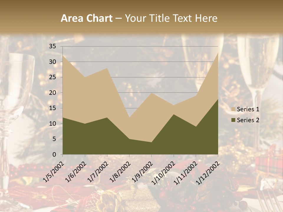 Dinner Table Yule PowerPoint Template