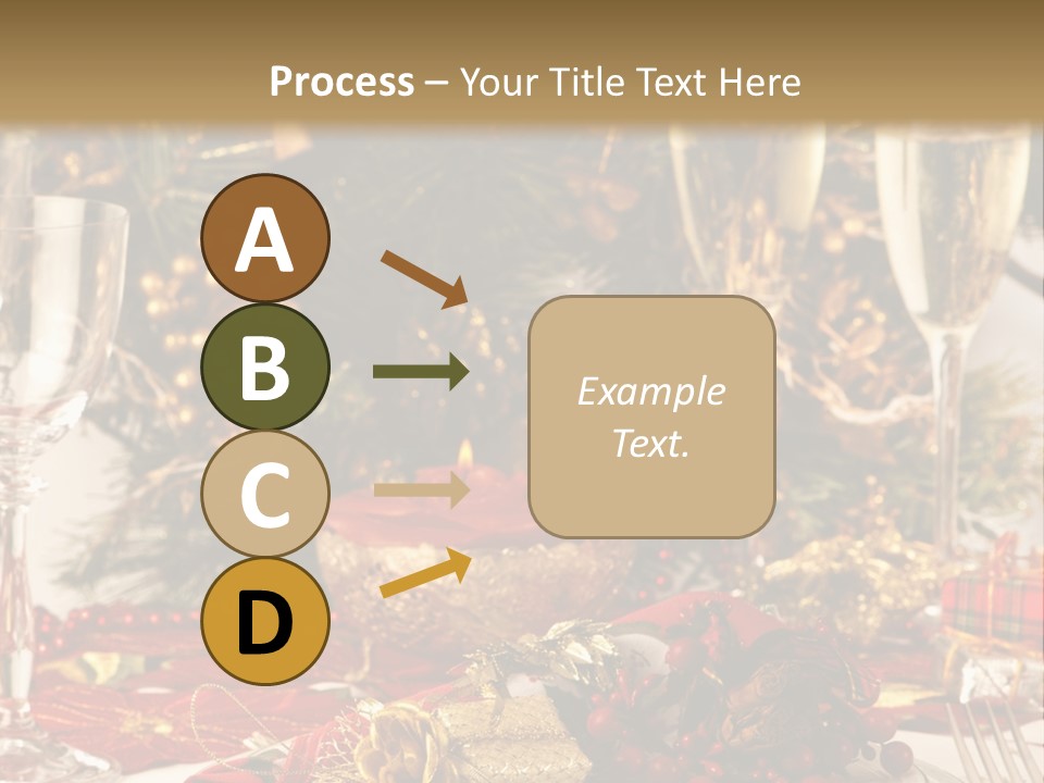 Dinner Table Yule PowerPoint Template