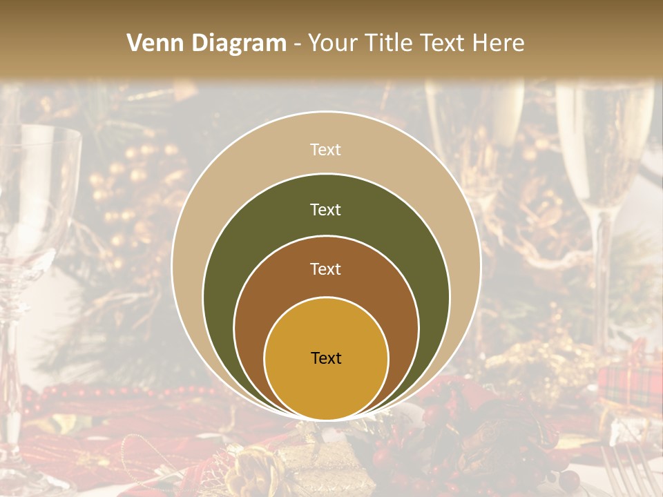 Dinner Table Yule PowerPoint Template