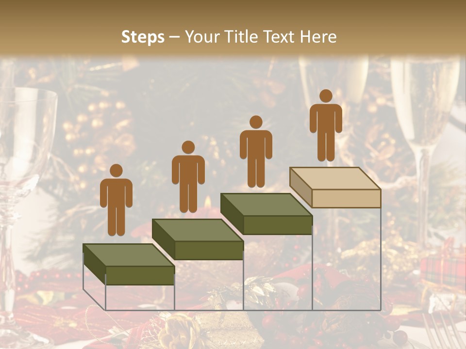 Dinner Table Yule PowerPoint Template