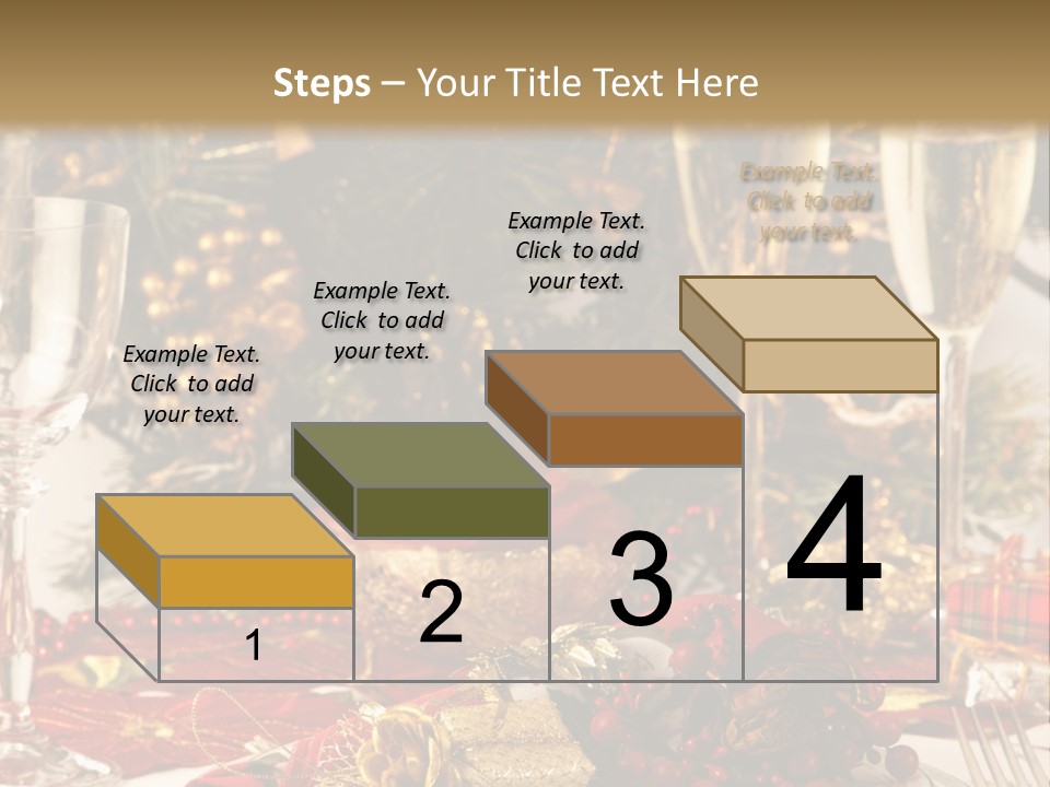 Dinner Table Yule PowerPoint Template