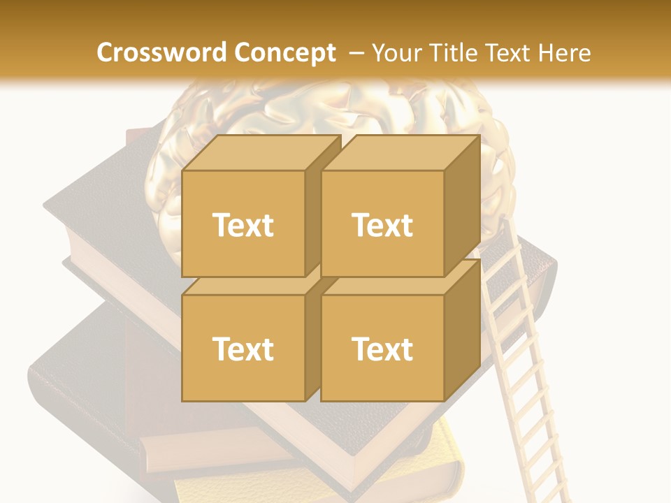 Isolated Page Reading PowerPoint Template