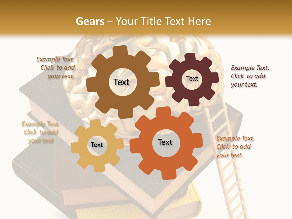 Isolated Page Reading PowerPoint Template