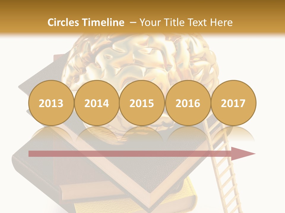 Isolated Page Reading PowerPoint Template