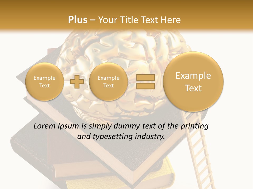Isolated Page Reading PowerPoint Template