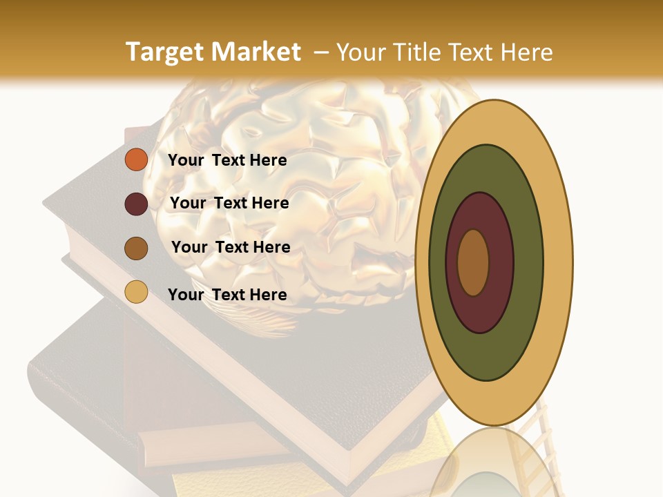 Isolated Page Reading PowerPoint Template