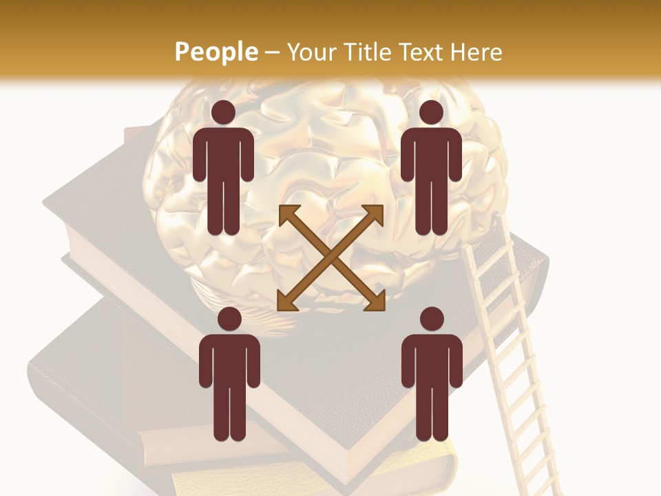 Isolated Page Reading PowerPoint Template