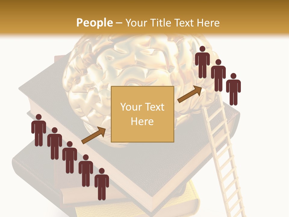 Isolated Page Reading PowerPoint Template