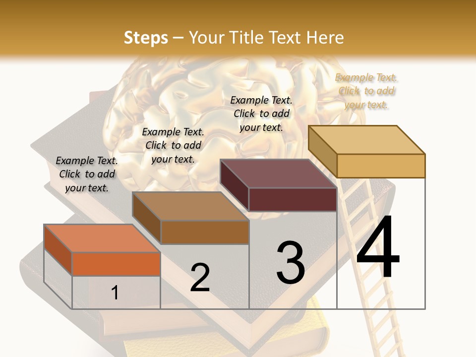 Isolated Page Reading PowerPoint Template