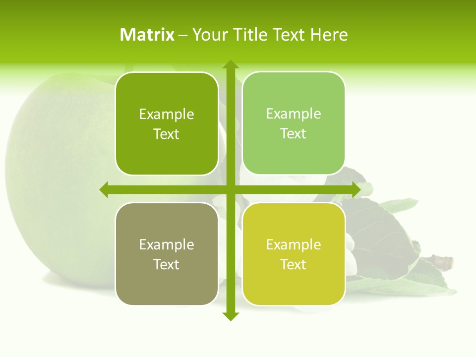 Arrangement Studio Fruit PowerPoint Template