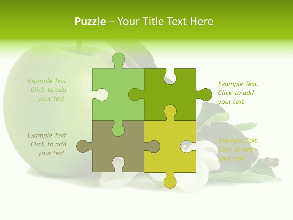 Arrangement Studio Fruit PowerPoint Template