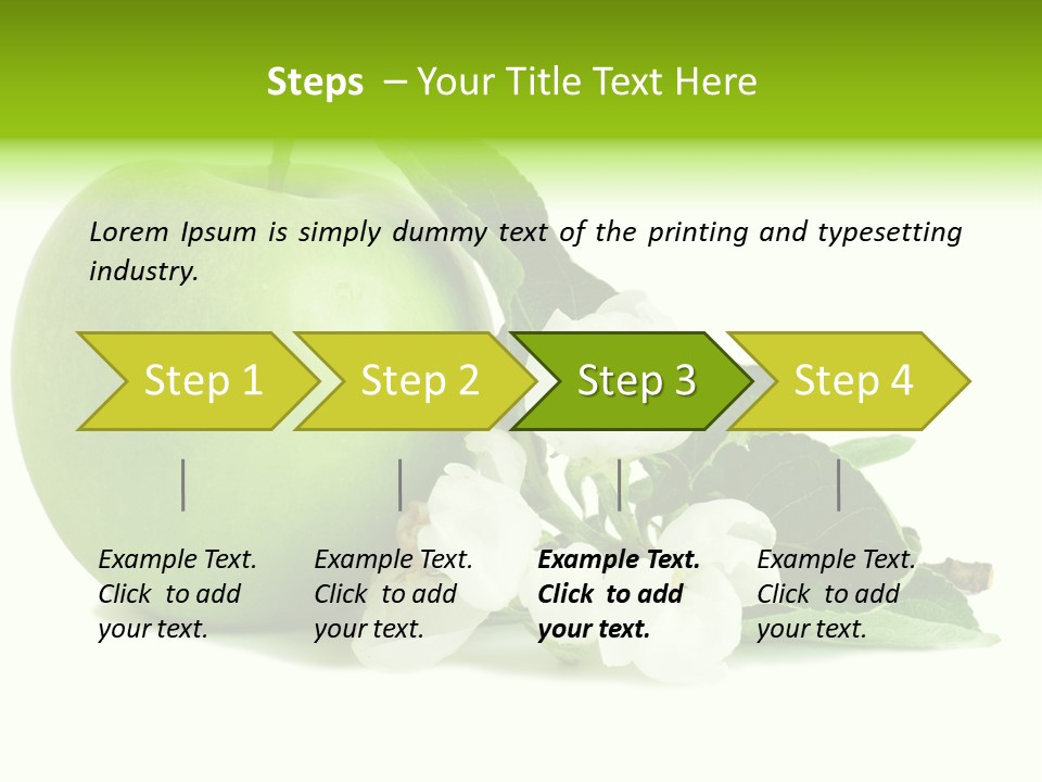 Arrangement Studio Fruit PowerPoint Template