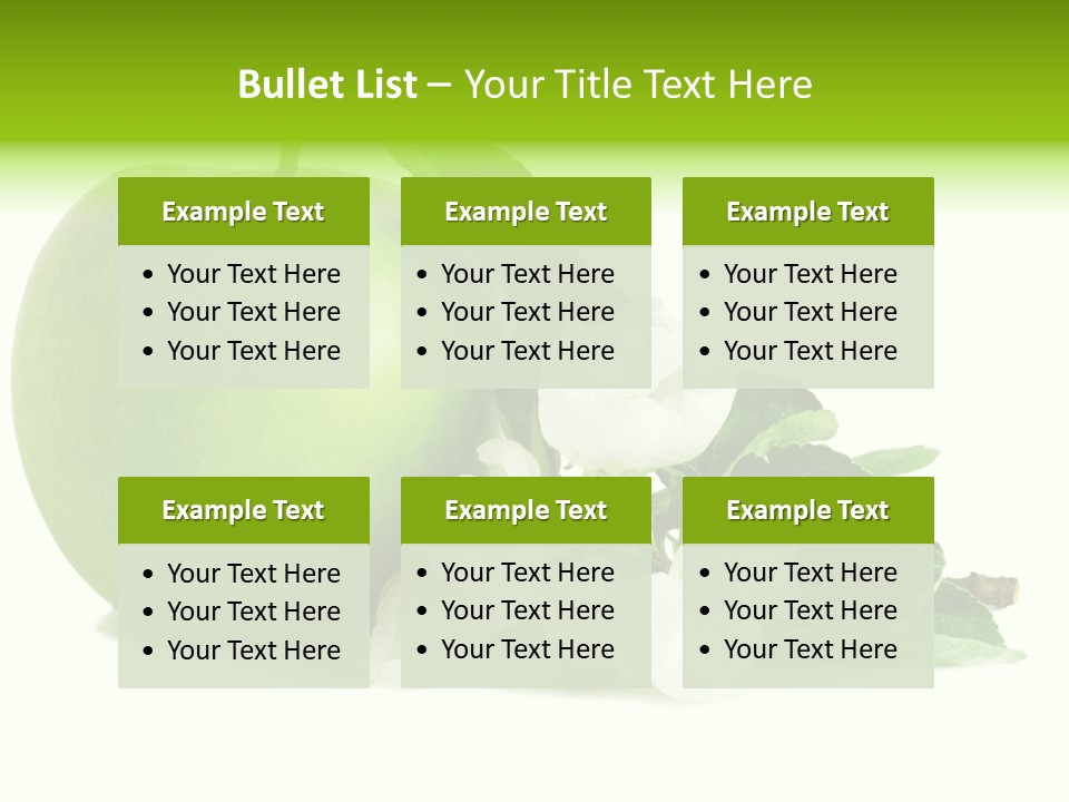 Arrangement Studio Fruit PowerPoint Template