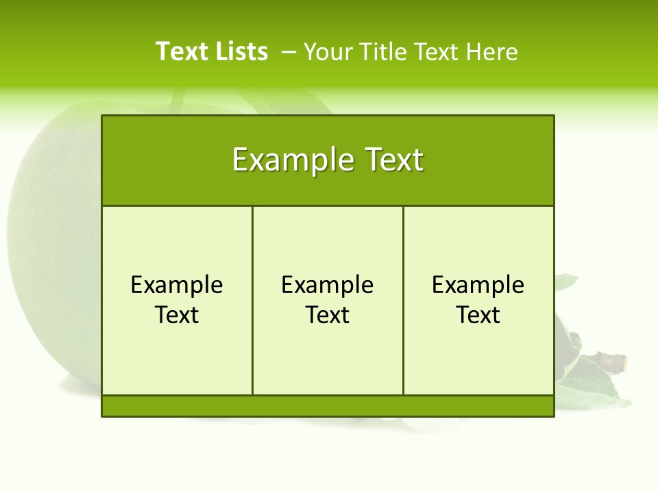 Arrangement Studio Fruit PowerPoint Template