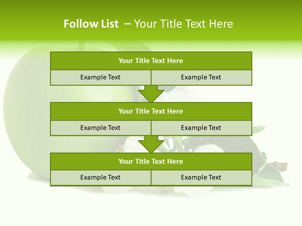 Arrangement Studio Fruit PowerPoint Template