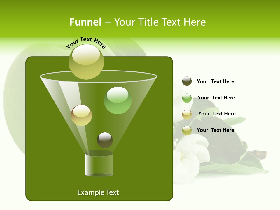 Arrangement Studio Fruit PowerPoint Template