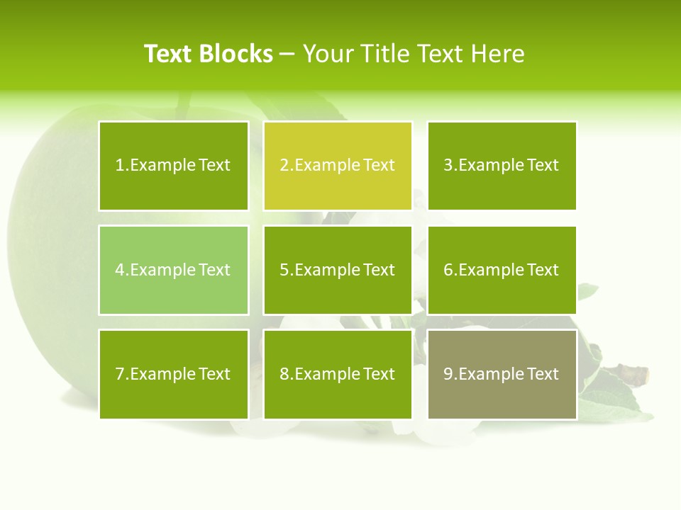 Arrangement Studio Fruit PowerPoint Template