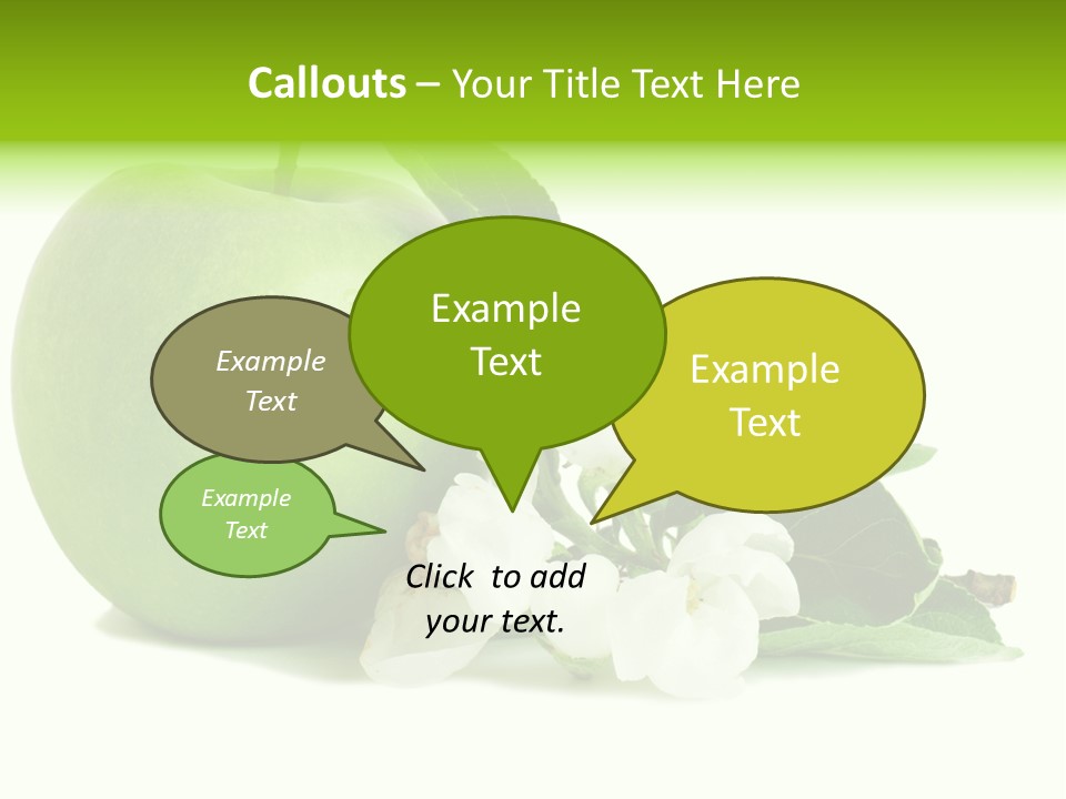 Arrangement Studio Fruit PowerPoint Template