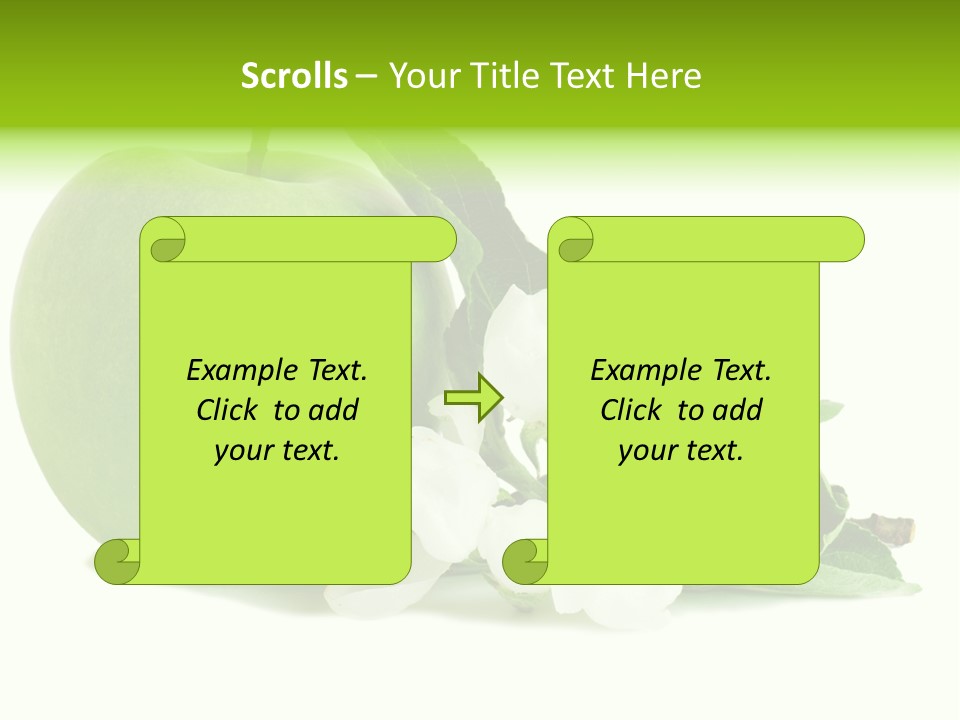 Arrangement Studio Fruit PowerPoint Template