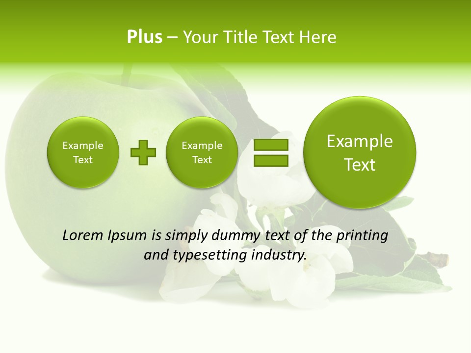 Arrangement Studio Fruit PowerPoint Template