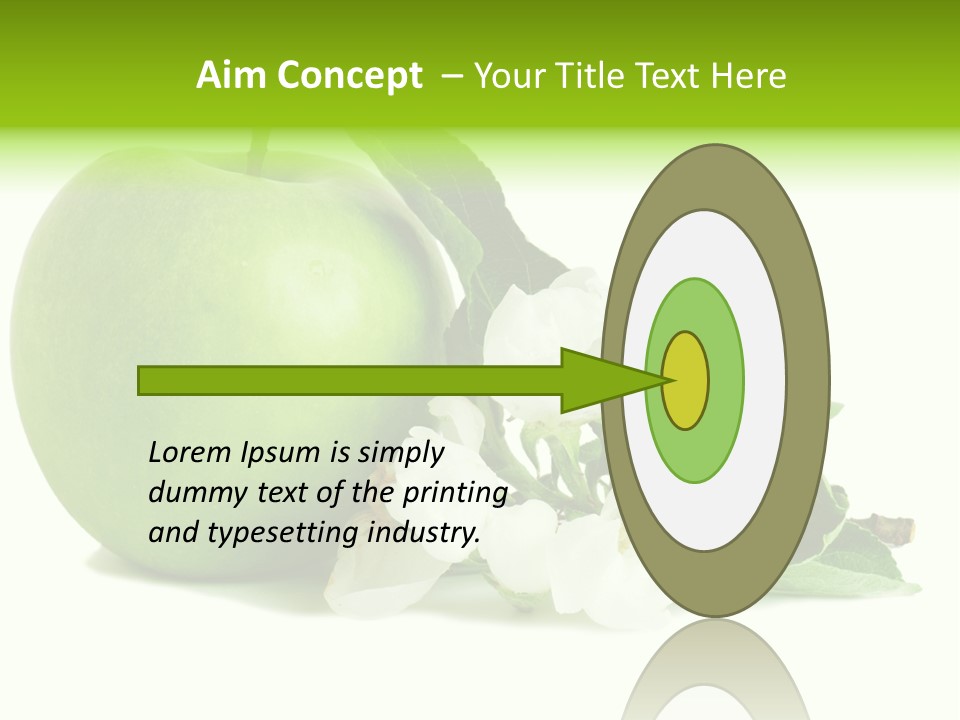 Arrangement Studio Fruit PowerPoint Template