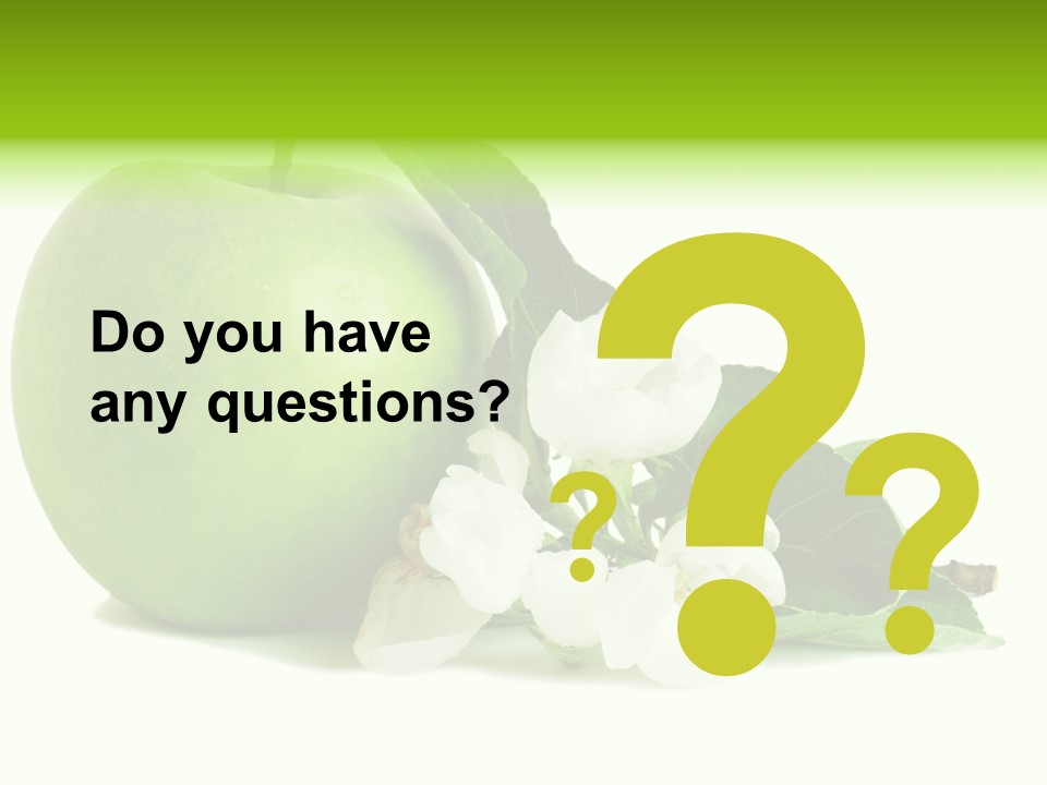 Arrangement Studio Fruit PowerPoint Template