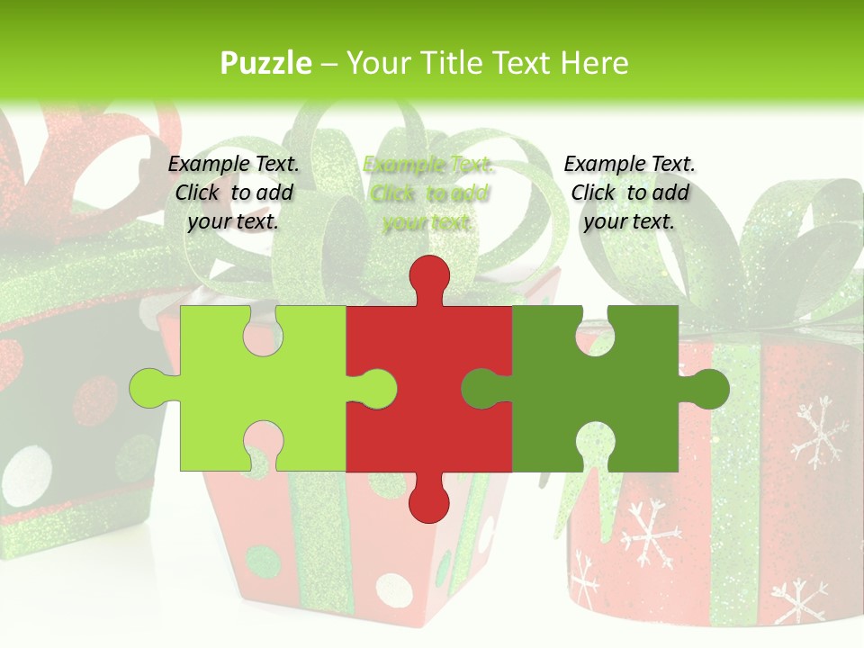 Shiny Decoration Glitter PowerPoint Template