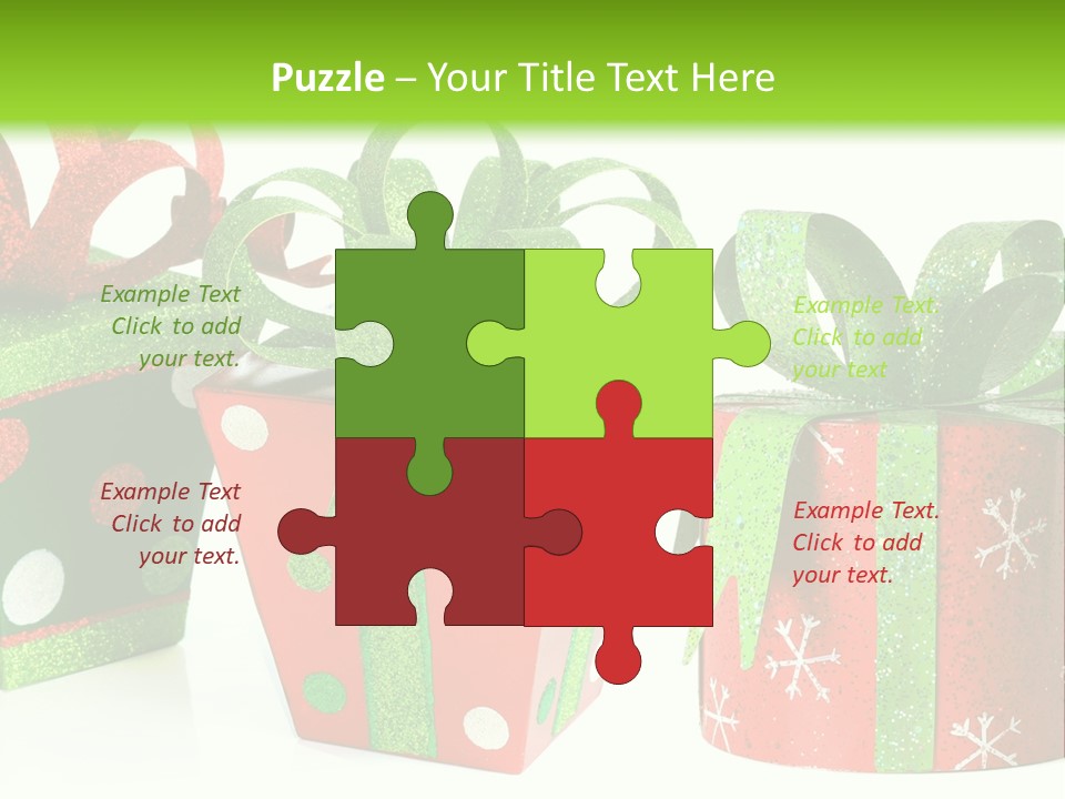 Shiny Decoration Glitter PowerPoint Template