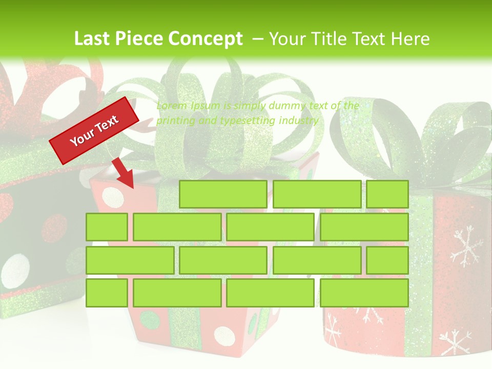 Shiny Decoration Glitter PowerPoint Template