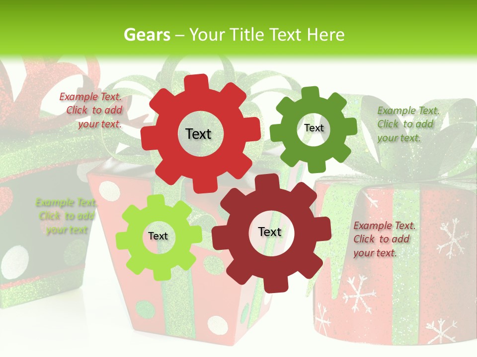 Shiny Decoration Glitter PowerPoint Template