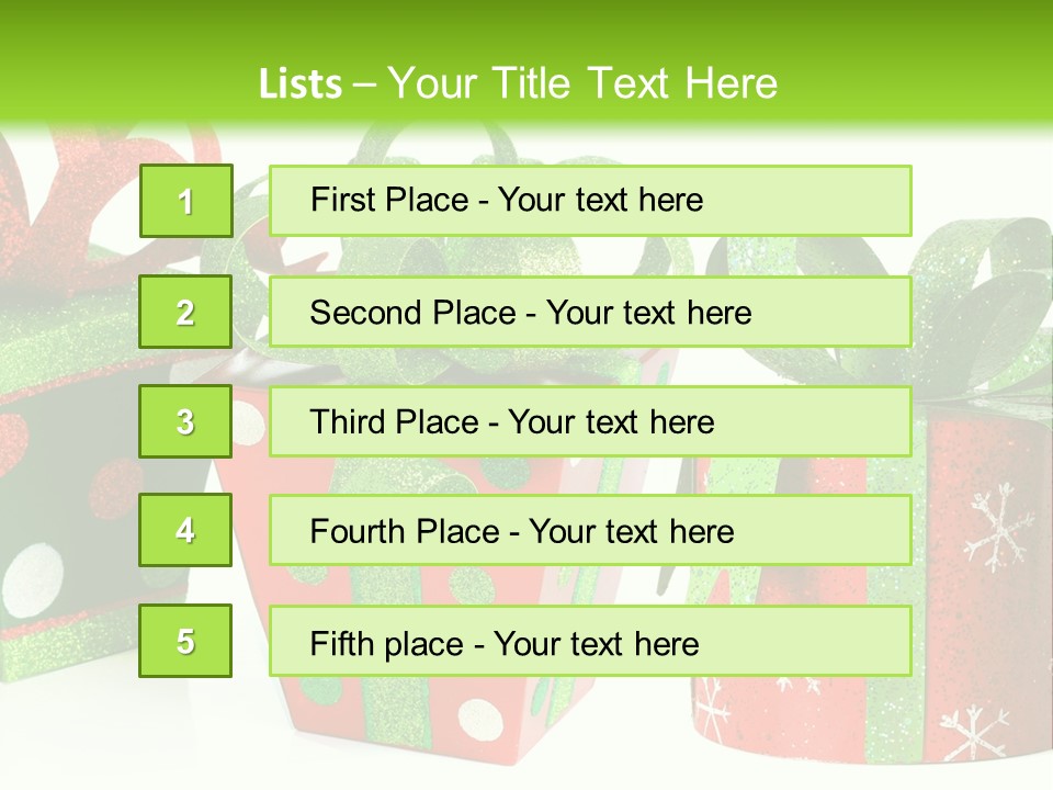 Shiny Decoration Glitter PowerPoint Template