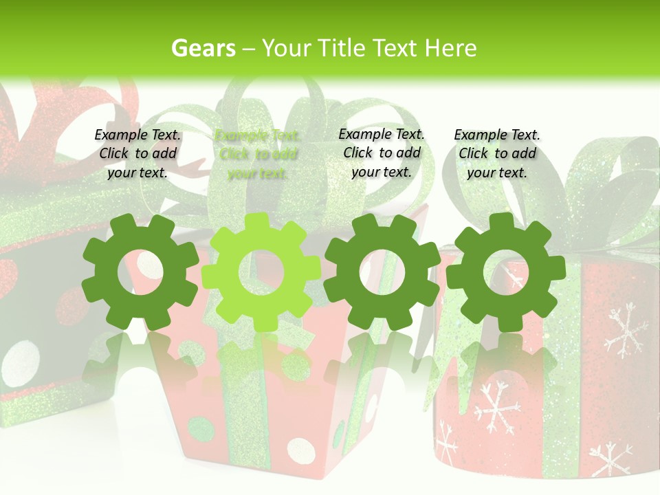 Shiny Decoration Glitter PowerPoint Template