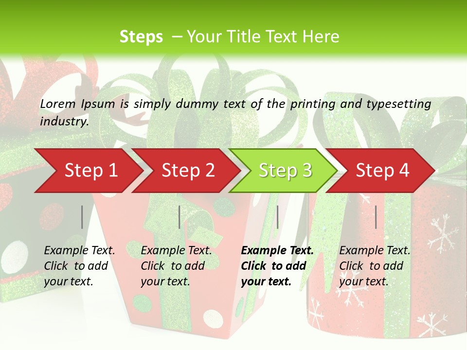 Shiny Decoration Glitter PowerPoint Template