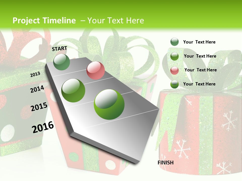 Shiny Decoration Glitter PowerPoint Template