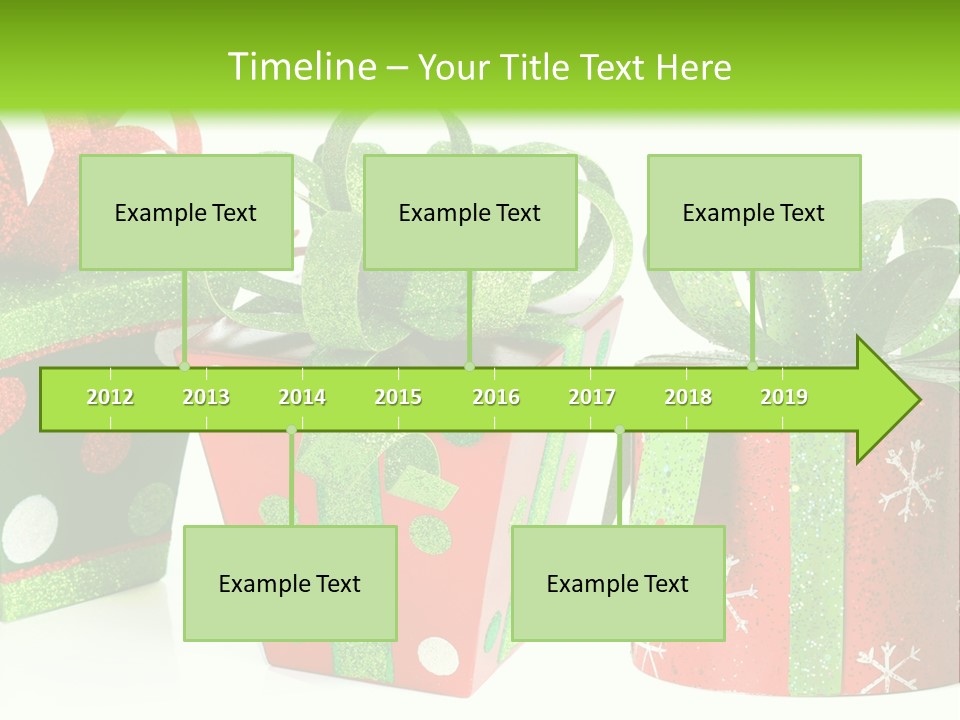 Shiny Decoration Glitter PowerPoint Template