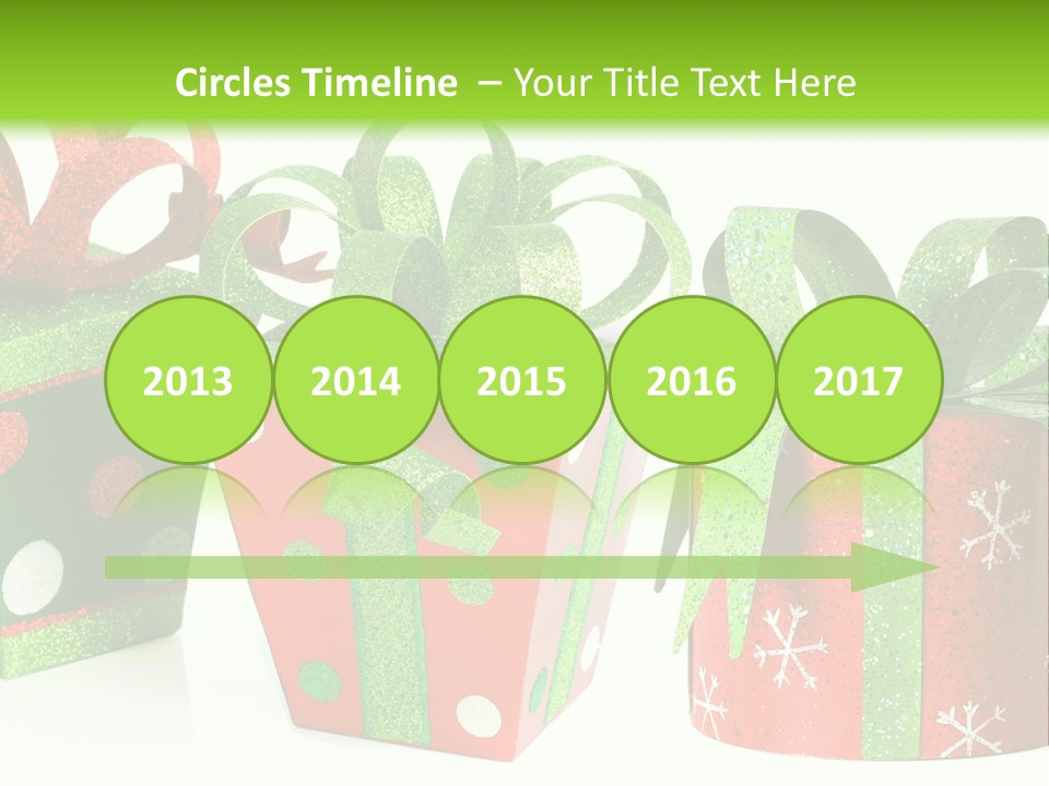 Shiny Decoration Glitter PowerPoint Template