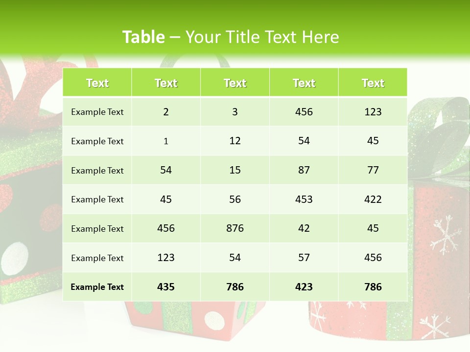 Shiny Decoration Glitter PowerPoint Template