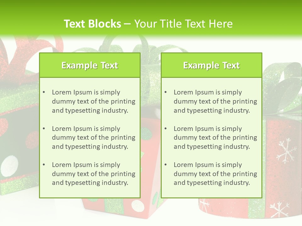 Shiny Decoration Glitter PowerPoint Template