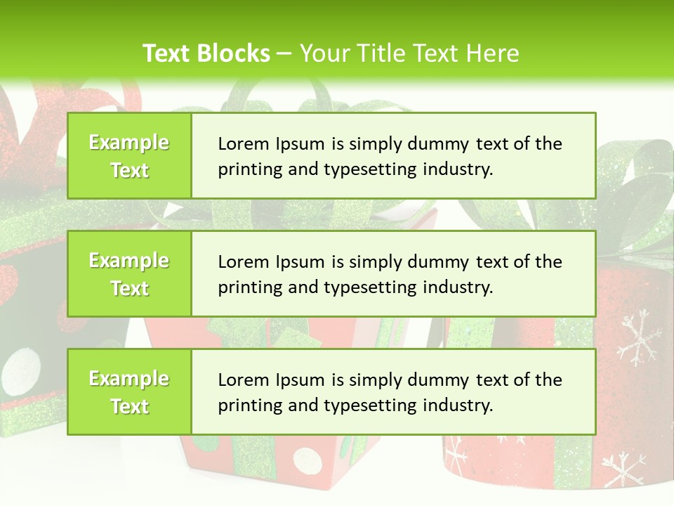 Shiny Decoration Glitter PowerPoint Template