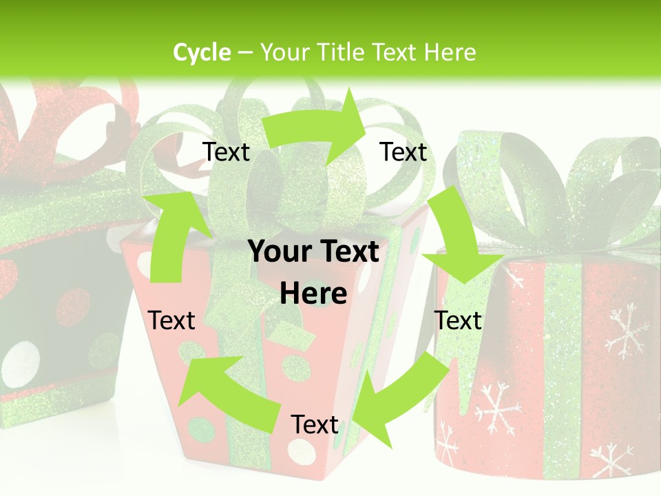 Shiny Decoration Glitter PowerPoint Template