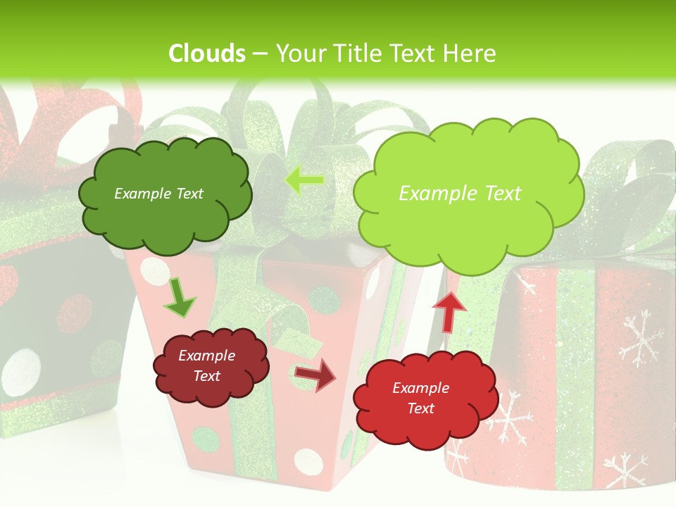 Shiny Decoration Glitter PowerPoint Template