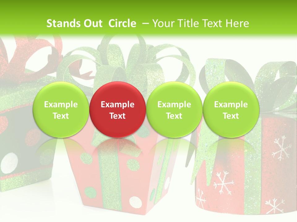 Shiny Decoration Glitter PowerPoint Template