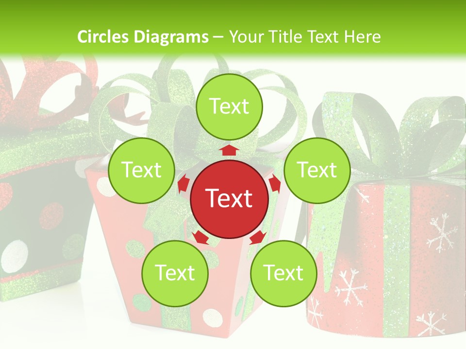 Shiny Decoration Glitter PowerPoint Template