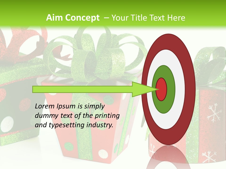 Shiny Decoration Glitter PowerPoint Template