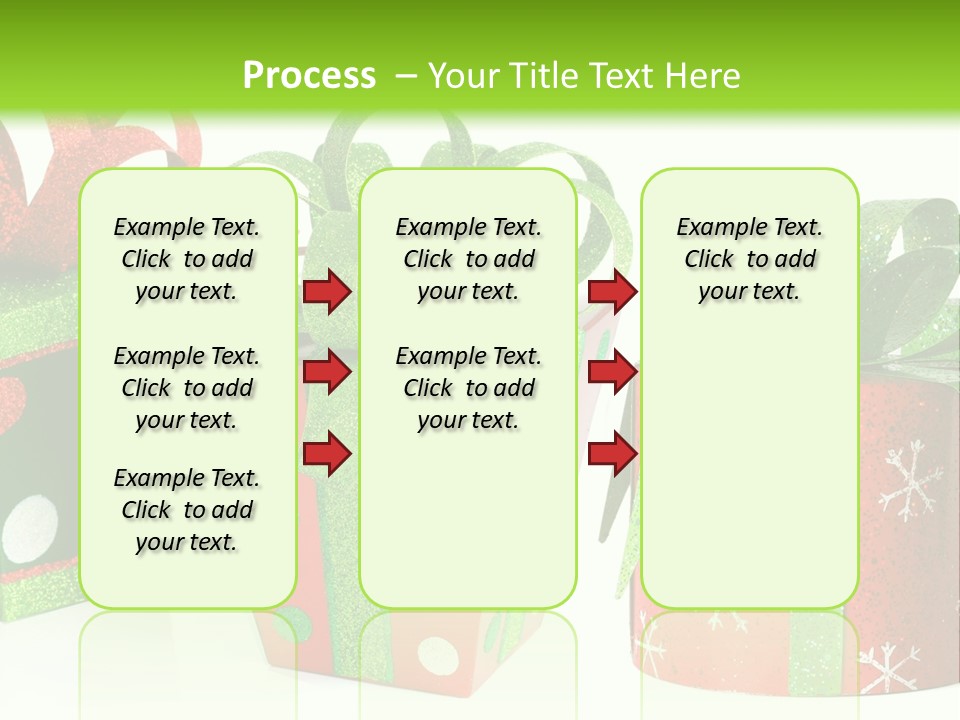 Shiny Decoration Glitter PowerPoint Template