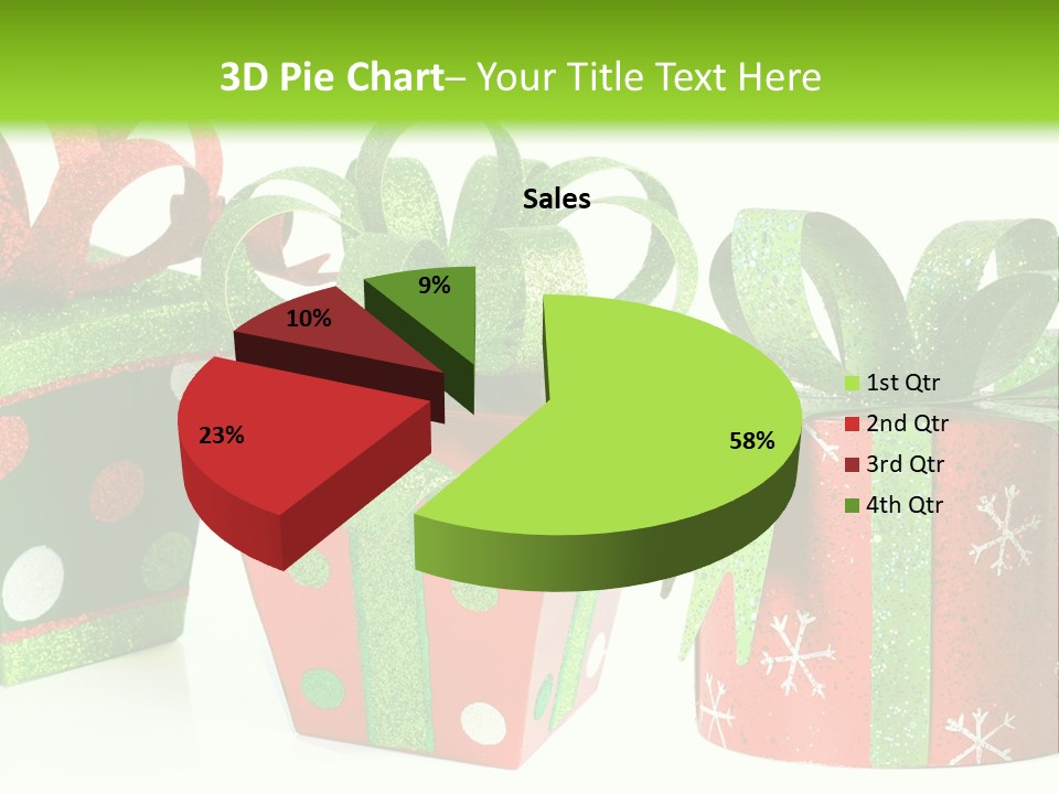 Shiny Decoration Glitter PowerPoint Template