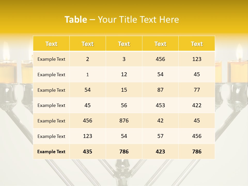 Fire Draydel Jewish PowerPoint Template