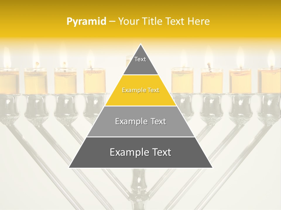 Fire Draydel Jewish PowerPoint Template