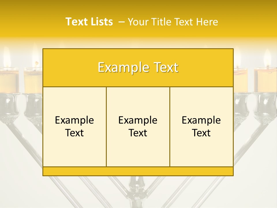 Fire Draydel Jewish PowerPoint Template