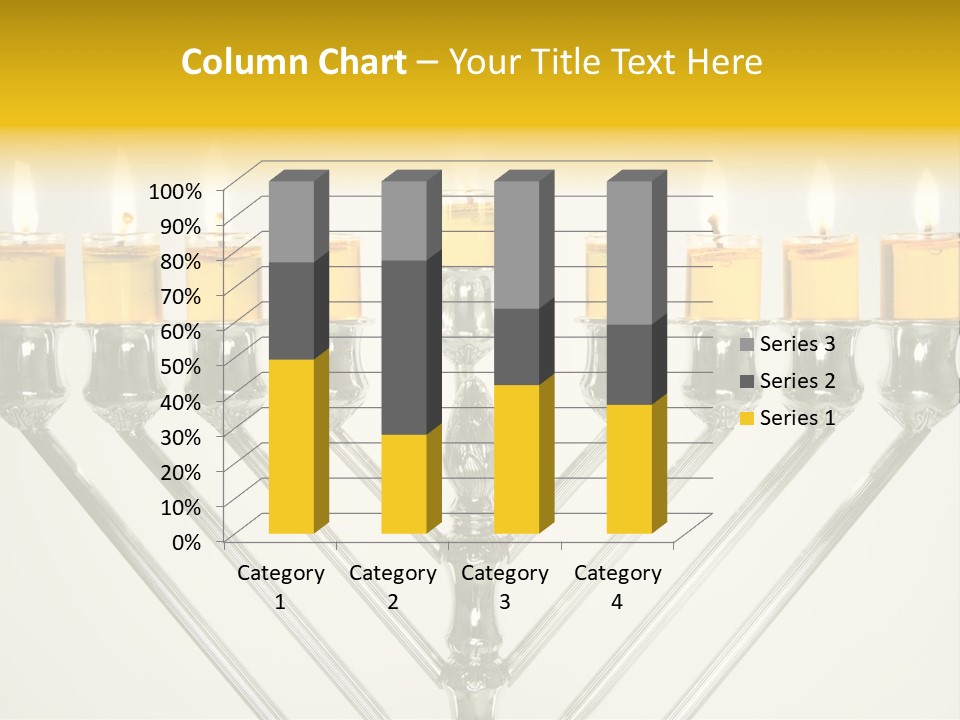 Fire Draydel Jewish PowerPoint Template